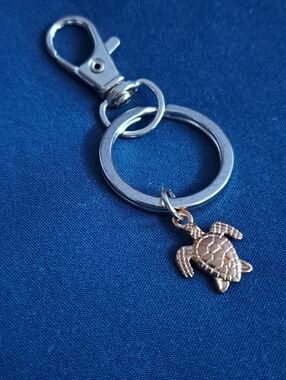 Golden Turtle Keychain
